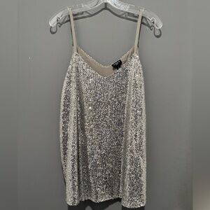 Silver Sequin Torrid Sophie Tank